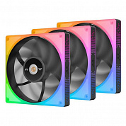 Thermaltake <CL-F136-PL14SW-A> TOUGHFAN 14 RGB (4пин, 140x140x25мм, 30.7дБ, 500-2000 об/мин, уп. 3шт)