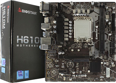 BioStar H610MX-E (RTL) LGA1700 <H610> PCI-E Dsub+DVI+HDMI GbLAN SATA MicroATX 2DDR4