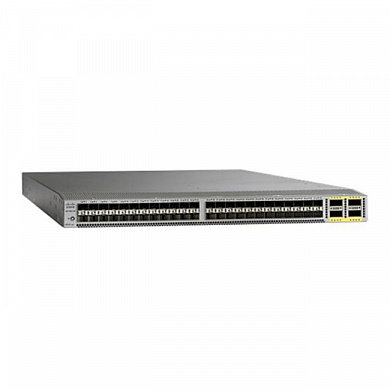 Cisco Nexus N6K-C6001-64P Managed, Layer 3, 48x 1/10 GbE/FCoE (SFP+), 4x 40 GbE/FCoE (QSFP+), with 10 and 40 Gb FCoE su