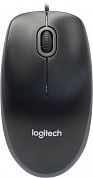 Logitech Optical Mouse B100 Black <910-003357/910-005547/910-006605> (OEM) USB 3btn+Roll