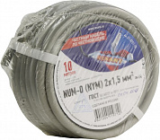 Кабель силовой, NUM-O (NYM) 2x1.5мм2 <бухта 10м> Rexant <01-8701-10>