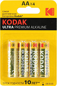 Kodak ULTRA PREMIUM <CAT30959514-RU1> (LR6, Size AA, 1.5V, alkaline) <уп. 4 шт>