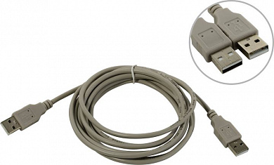 5bites <UC5009-030C> Кабель USB 2.0 AM-->AM 3м