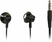 Наушники PHILIPS TAUE100BK (шнур 1м)