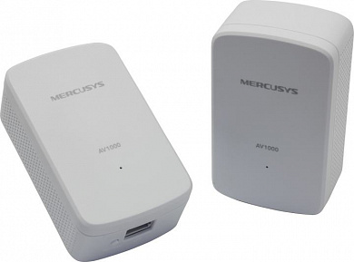 Mercusys <MP500 KIT> Powerline Network Extender (2 адаптера,1UTP 1000Mbps, Powerline 1000Mbps)