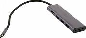 UGREEN <60383> 3xUSB3.0+HDMI+SD/microSD Card Reader, подкл. USB-C
