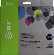Набор картриджей Cactus CS-EPT0827 BK/C/M/Y/LC/LM для Epson T50/T59/R270/R290/R295/R390/RX590/TX700/TX810