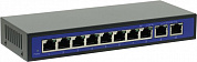 Orient <SWP-208POE-A/2U GE 48V> PoE Switch (8UTP 1000Mbps PoE, 2Uplink)