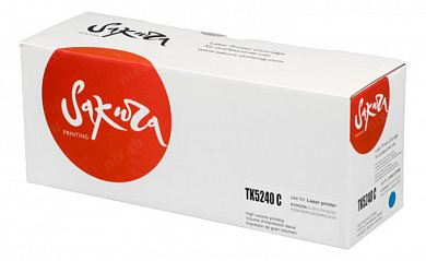 SATK5240C Картридж SAKURA TK5240C для Kyocera Mita ECOSYS p5026cdn/ p5026cdw/ m5526cdn/ m5526cdw, синий, 3 000к.