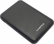 Внешний аккумулятор HARPER <PB-5001 Black> (2xUSB 2A, 5000mAh, Li-Pol)