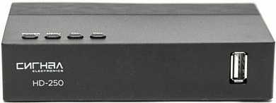 17250 Ресивер DVB-T2 Сигнал Эфир HD-250 черный