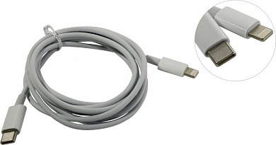 KS-is <KS-490W-2> Кабель USB-С M-->Lightning  2м