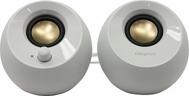 Колонки Creative PEBBLE (RTL) <51MF1680AA001> (2x2.2W, питание от USB)