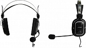 Наушники с микрофоном A4Tech HS-50 (шнур 2.5м, с регулятором громкости) <567950>