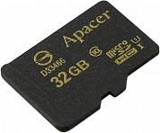 Apacer <AP32GMCSH10U1-RA> microSDHC Memory Card 32Gb UHS-I  U1