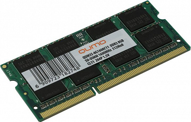 QUMO <QUM3S-8G1600C11> DDR3 SODIMM 8Gb <PC3-12800> CL11 (for NoteBook)