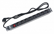 Cabeus PDU-8P-2EU <7297c> Блок розеток 19" 8xSchuko 16A