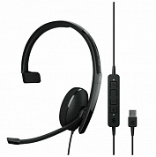 Наушник с микрофоном EPOS Sennheiser ADAPT 130 USB II (шнур 1.8м) <1000913>
