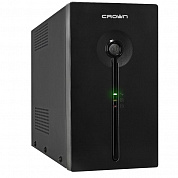 ИБП CROWN Line Interactive CMU-SP2000IEC USB 2000VA\1200W, корпус металл, 2x12V/9AH, розетки 8*IEC C13, трансформатор A