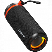 Колонка порт. Digma D-PS1521 черный 16W 2.0 BT 10м 1800mAh (PS1521B)