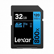 LSD0800P032G-BNNNG Флеш карта SD 32GB Lexar Professional 800x PRO SDXC UHS-I U1 V10 C10, 150/45 Mb/s
