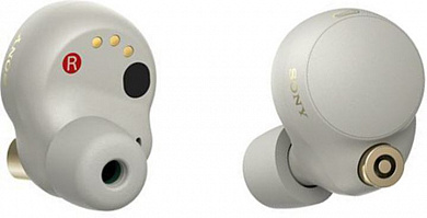 Наушники с микрофоном SONY WF-1000XM4 Platinum Silver (Bluetooth)