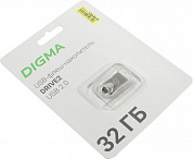 Digma <DGFUM032A20SR> USB2.0 Flash Drive 32Gb <1880828>