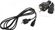 Telecom <TP021-IEC320-C13-BK/TP021-BK-3м> Кабель компьютер - розетка 220V 3м Европейский стандарт