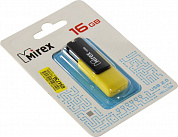 Mirex City Yellow <13600-FMUCYL16> USB2.0 Flash Drive 16Gb (RTL)