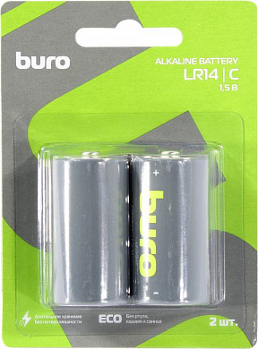 Buro <1934846> (LR14, Size C, 1.5V, alkaline) <уп. 2 шт>