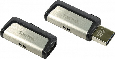 SanDisk Ultra Dual <SDDDC2-016G-G46> USB3.0/USB-C OTG Flash Drive 16Gb (RTL)