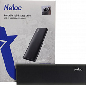 SSD 500 Gb USB3.2 Netac Z SLIM <NT01ZSLIM-500G-32BK>