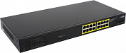CUDY <GS1020PS2> Gigabit PoE+ Switch (16UTP 1000Mbps PoE + 2SFP)