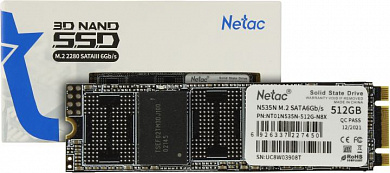SSD 512 Gb M.2 2280 B&M 6Gb/s Netac N535N <NT01N535N-512G-N8X>
