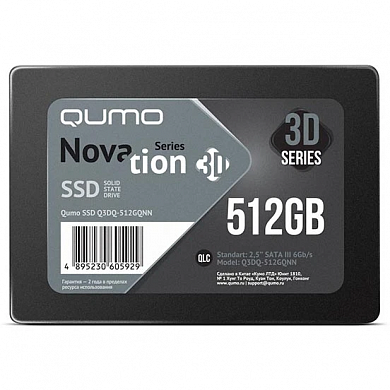 QUMO SSD 512GB QM Novation Q3DQ-512GQNN {SATA3.0}