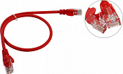 Lanmaster <LAN-PC45/U5E-0.5-RD> Patch Cord UTP кат.5e LSZH, 0.5м, красный