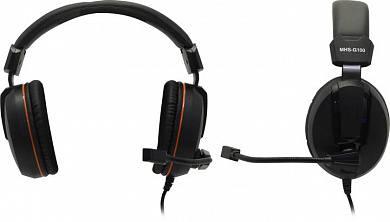 Наушники с микрофоном Gembird MHS-G100 (шнур 2.5м, с регулятором громкости)