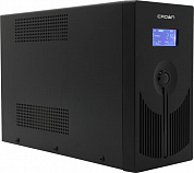 UPS 1200VA CROWN Micro <CMU-SP1200 EURO LCD USB> защита телефонной линии/RJ-45, USB, LCD