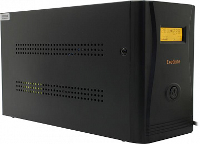 UPS 2000VA Exegate SpecialPro Smart <LLB-2000> <EP285517RUS> LCD, защита телефонной линии/RJ45, USB