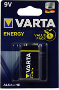 VARTA ENERGY 4122 9V, щелочной (alkaline), типа "Крона"
