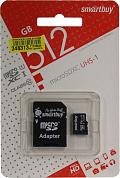 SmartBuy <SB512GBSDCL10-01> microSDXC 512Gb UHS-I U1 + microSD-->SD Adapter