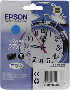 Картридж 27XL <C13T27124020/2/12> Cyan для Epson WorkForceWF-3620/3640/7110/7610/7620