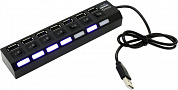 5bites <HB27-203PBK> 7-port USB2.0 Hub с выключателями + б.п.