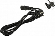 5bites <PC207-18A> Кабель компьютер - розетка 220V 1.8м Европейский стандарт, Г-образный