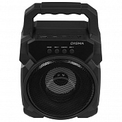 Колонка порт. Digma D-PS1500 черный 10W 1.0 BT 10м 500mAh (SP1500B)