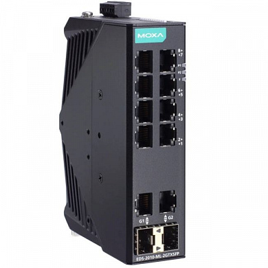 MOXA Коммутатор EDS-2010-ML-2GTXSFP-T