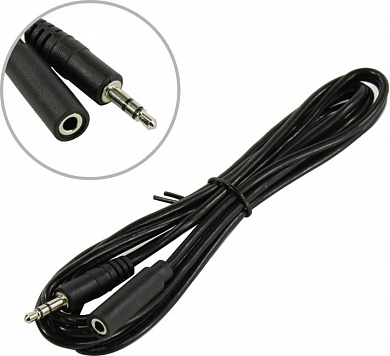 KS-is <KS-472-1.8> Кабель удлинительный Jack3.5-F --> Jack3.5-M 1.8м