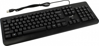 Genius KM-160 Black <USB> (Кл-ра, USB +Мышь, 3Кн, Roll, USB) (31330001430)