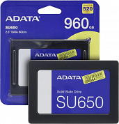 SSD 960 Gb SATA 6Gb/s ADATA Ultimate SU650 <ASU650SS-960GT-R> 2.5" 3D TLC