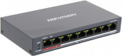 HIKVISION <DS-3E0109P-E/M(B)> Switch 8 port (8UTP 100Mbps PoE,  1WAN, 1Uplink)